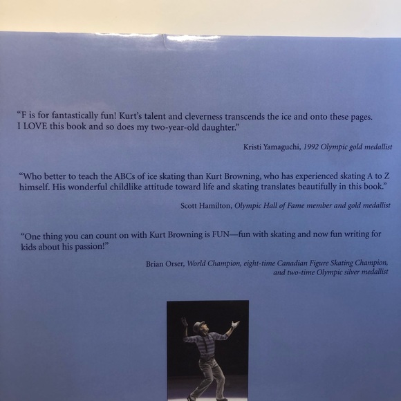 A is for Axel: An Ice Skating Alphabet by Browning, Kurt Beautiful Hardcover - Picture 13 of 14